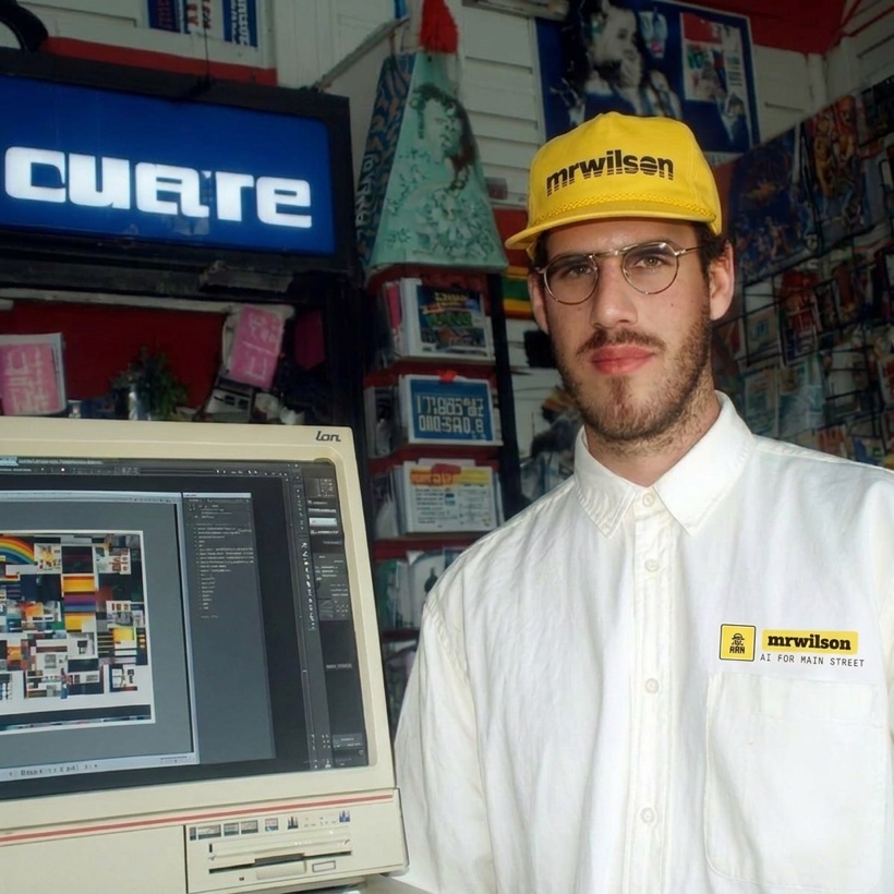 Bryan Bartlett at the shop counter, New Hampshire